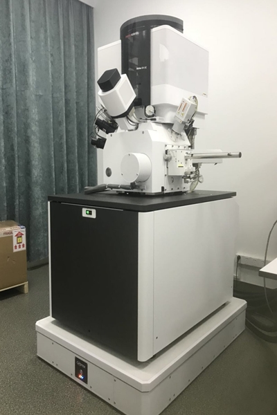 用FEI ThermoFisher Helios扫描电镜对VAIS-PB隔振