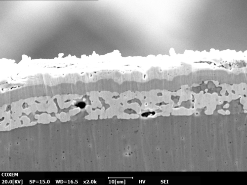 离子研磨多层截面
