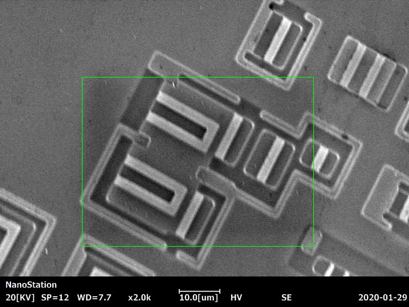 等离子清洁前的晶圆